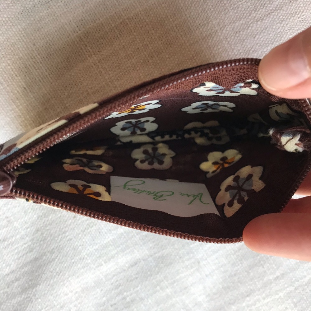 🍓 Vera Bradley Slate Bloom Zip ID Case Wallet - Picture 3 of 4